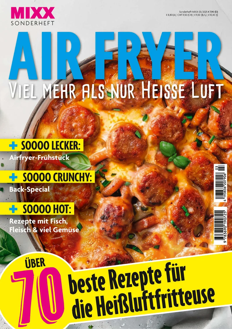 Zeitschrift MIXX Sonderheft AIR FRYER - Ausgabe 03/2025
